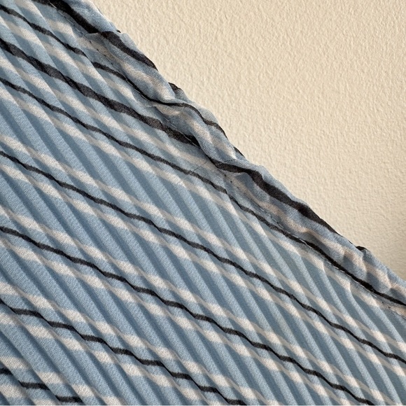 New! GANNI • Pleated Georgette Midi Dress in Heather - Picture 5 of 15